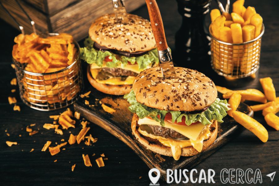 ¡Encuentra hamburguesas cerca de mi en Estados Unidos! 2 Distintos tipos de hamburguesas cerca de mi